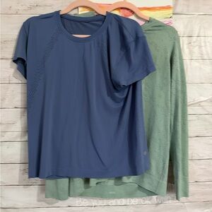 lululemon bundle -swiftly breeze Tee and long sleeve sz 10